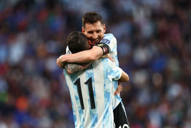 Lionel Messi espera dar a Ángel Di María o melhor presente quando ele partir